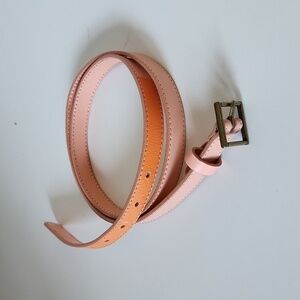 GAP | Genuine leather belt orange salmon pink sz Large